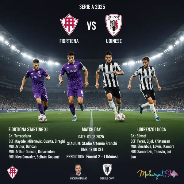 تحليل حصري: فيورنتينا ضد أودينيزي - الدوري الإيطالي | مباريات ستور