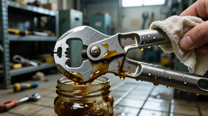 Чистка от жира в открывалке банок