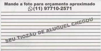 verso do cartão de visitas do Tiozão de Aluguel