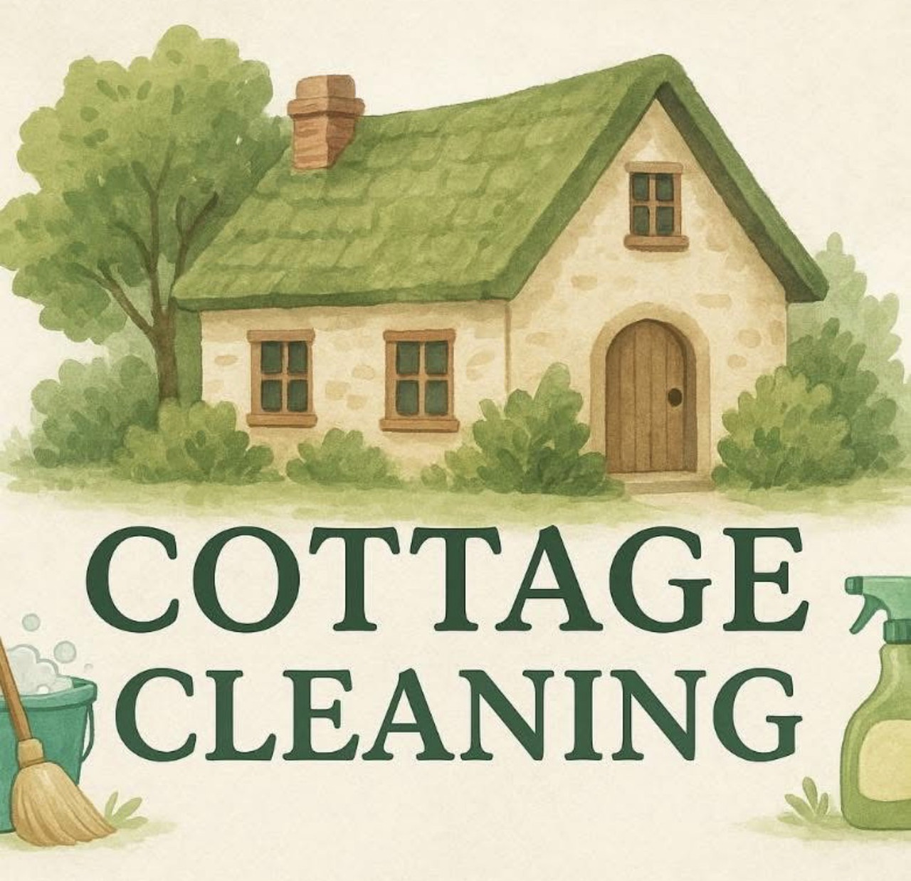 Cottage Cleaning Logo