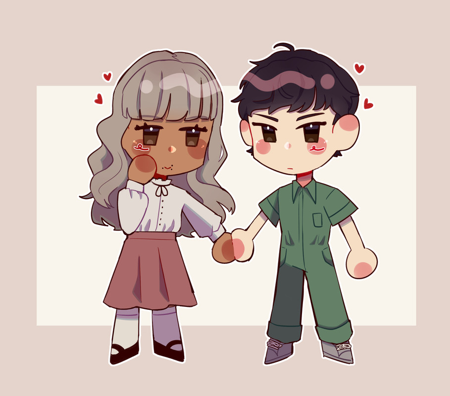 marilou et leduc, deux personnages fictionnels.