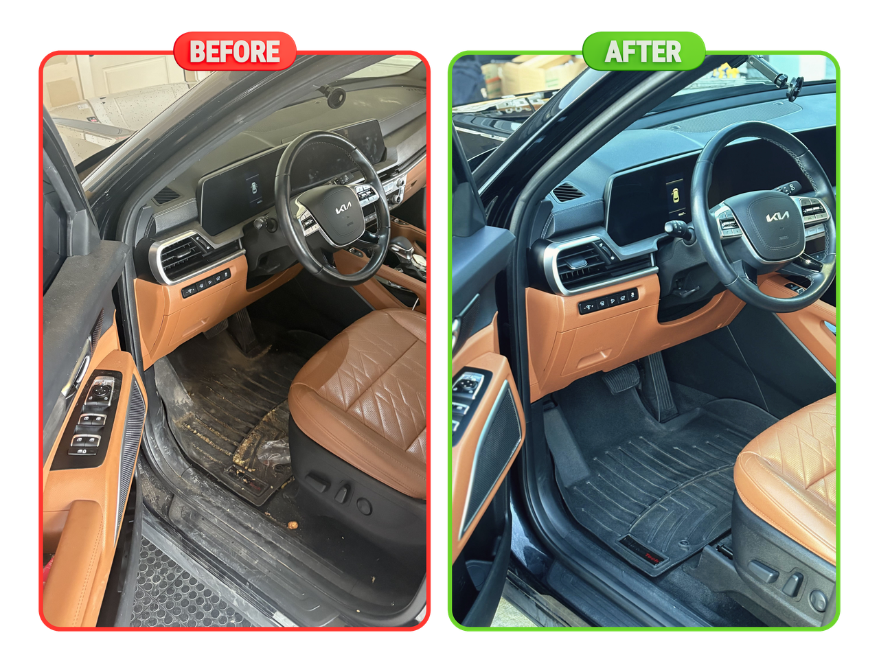 Before and After transformation
