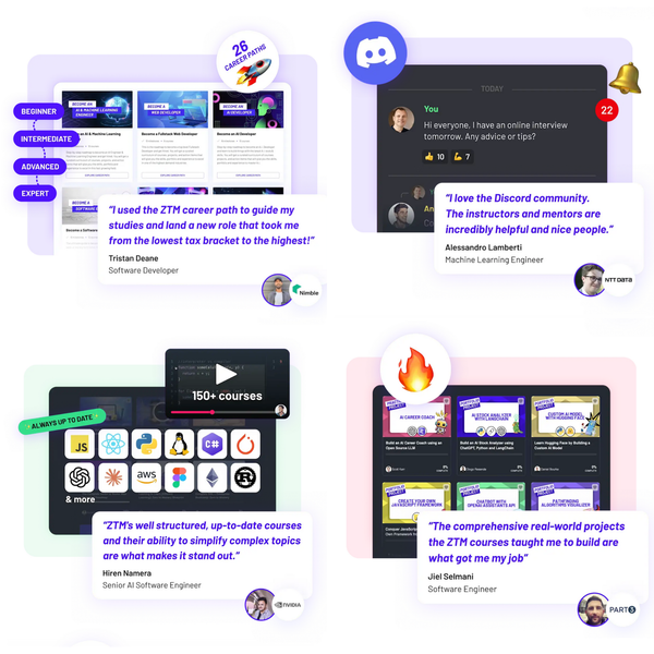 Zero to Mastery Academy - Career Success Infographic