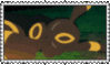 A stamp of Umbreon, my favorite Eeveelution♡
