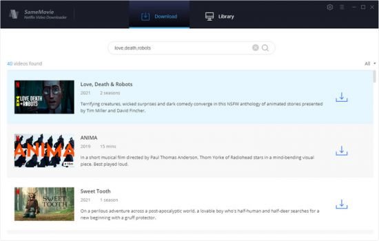 SameMovie Netflix Video Downloader 1.0.0 Multilingual