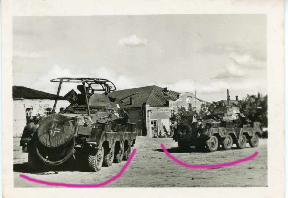 panzerspähwagen 8 RAD Panzer Tank Russland Vorma