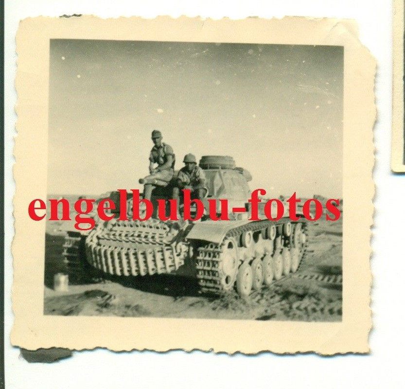 FOTO - PANZER - AFRIKA - WÜSTE