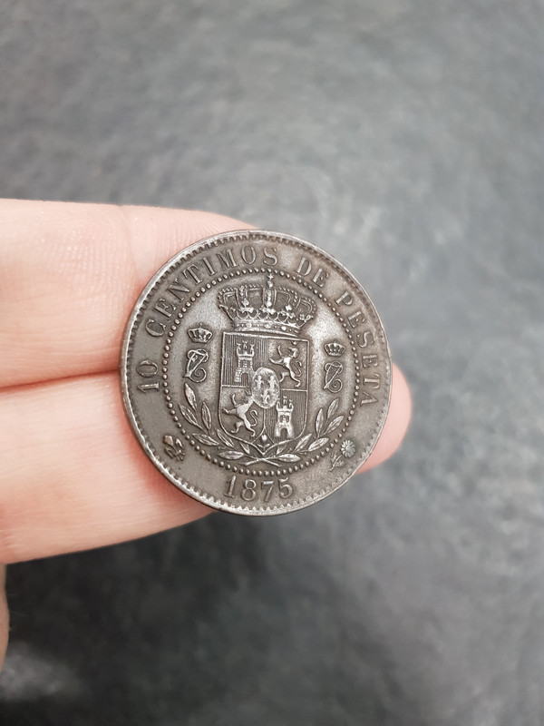 Carlos VII Pretendiente. 10 céntimos 1875 20210302-131333