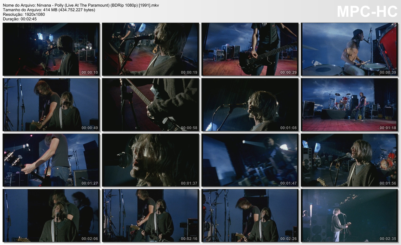 Nirvana - Polly (Live At The Paramount) (BDRip 1080p) [1991]