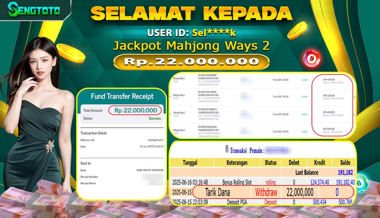 BUKTI PEMBAYARAN SLOT MAHJONG WAYS 2
