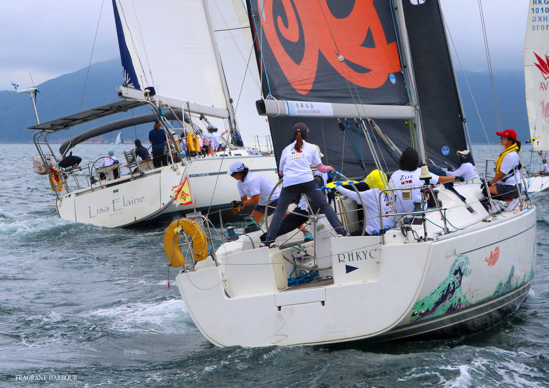 Zoe off to a clean start (Women's Sailing Festival 2024)