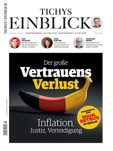 Cover: Tichys Einblick Magazin No 07 Juli 2022