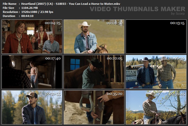 Heartland (2007) (CA) - S18E03 - You Can Lead a Horse to Water.mkv