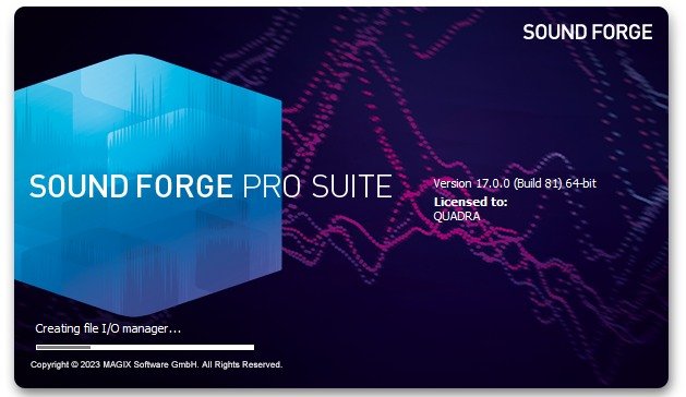 MAGIX SOUND FORGE Pro Suite 17.0.0.81 Multilingual