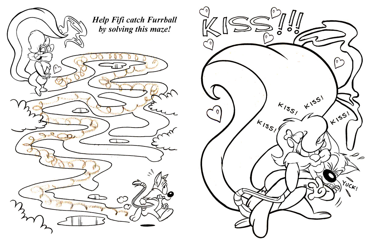 an-old-tiny-toons-coloring-book-freakin-awesome-network-forums