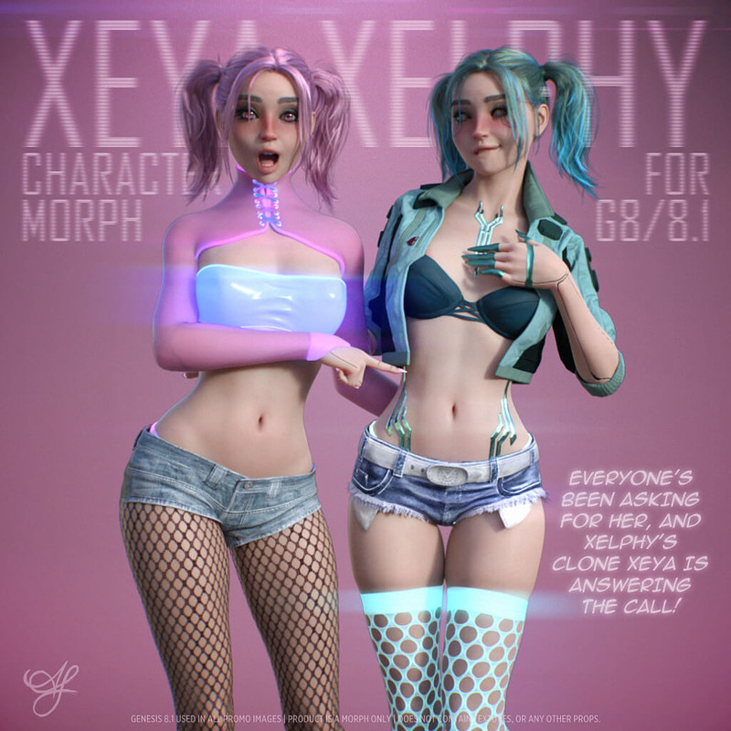 Xeya, Xelphy’s Clone, for G8