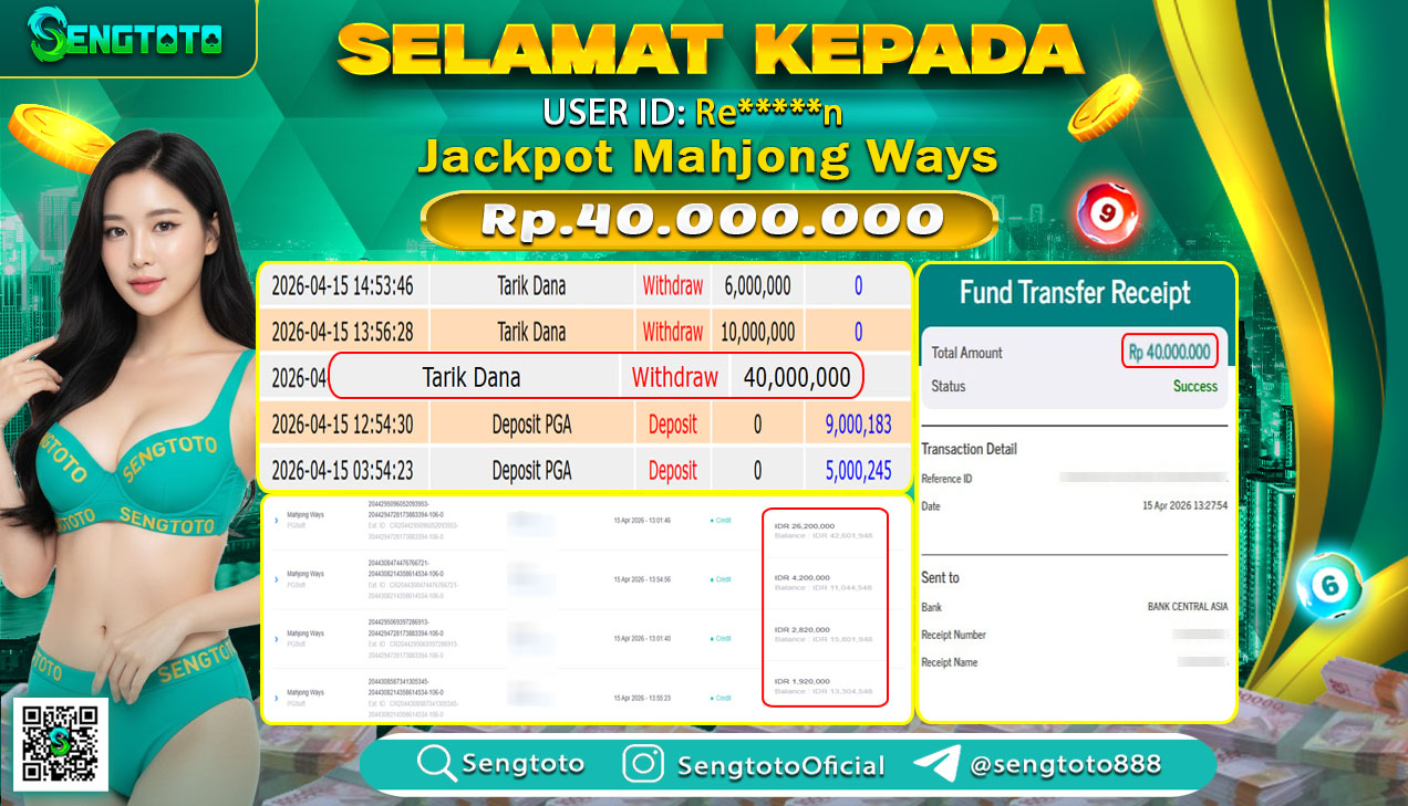 BUKTI PEMBAYARAN SLOT MAHJONG WAYS