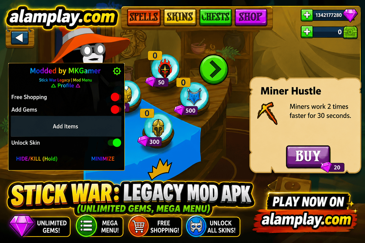 Stick War Legacy Mod Menu screenshot 5 — gameplay