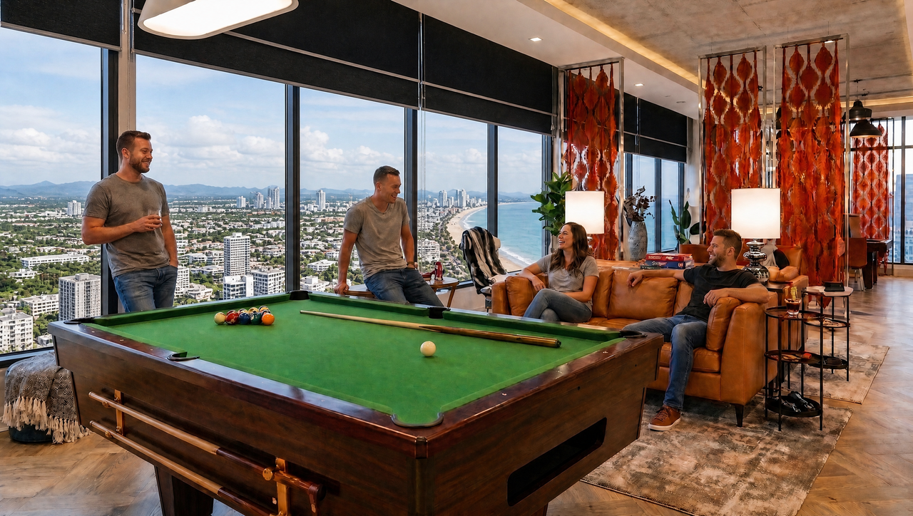 Entertainment and games room