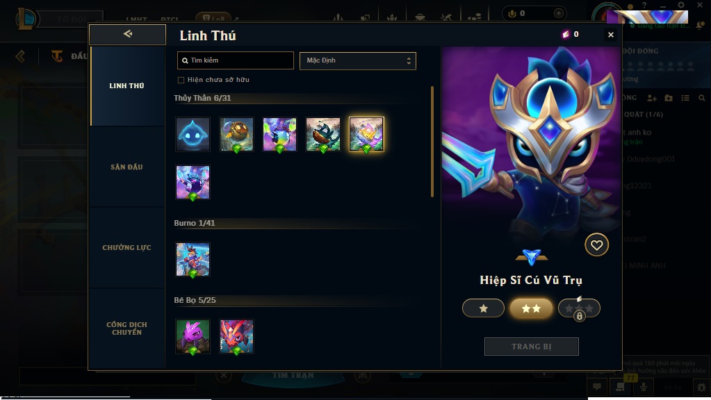 Acc DTCL # - Không Khung