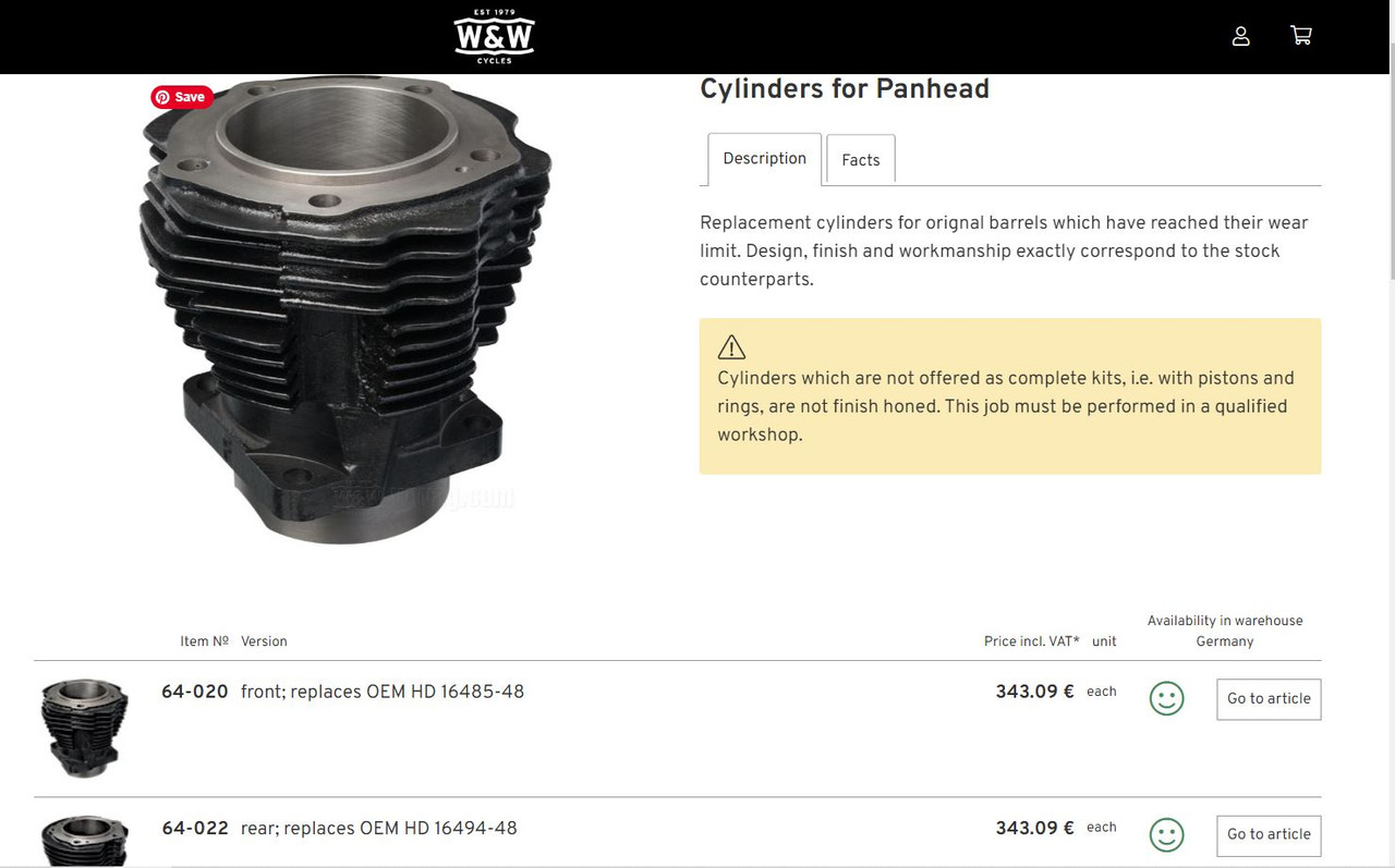 Panhead barrels westerns