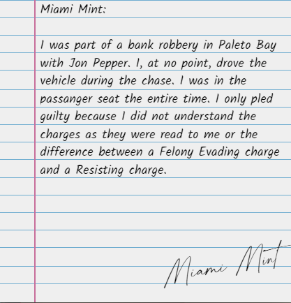 CRIMINAL APPEAL - [JUDGE] [DATE] | Legacy Roleplay