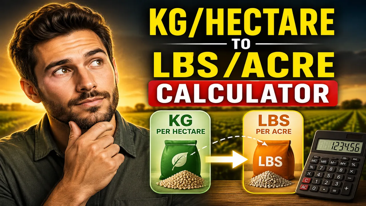 Kg Per Hectare To Lbs Per Acre Calculator