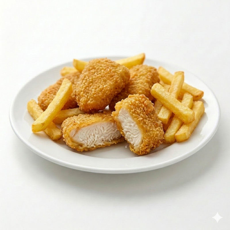 Nuggets De Pollo Con Patatas (6 Uds.)