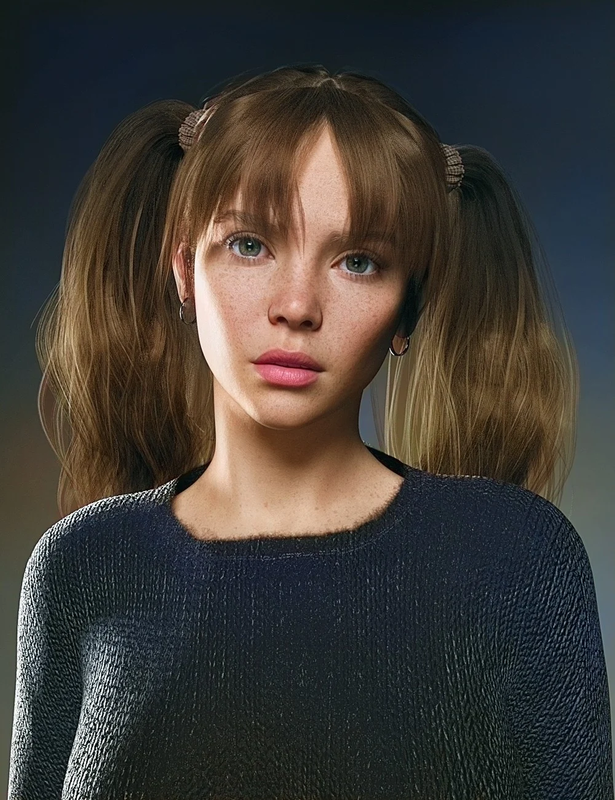 SC dForce Pigtails for Genesis 9