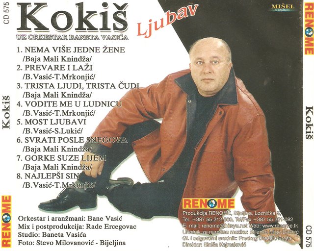Ljubisa Peric Kokis 2003 - Ljubav, Renome CD Kokis-z