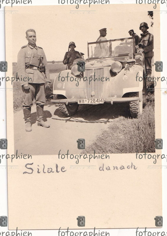 org. Foto Litauen Nord Šilalė Silale Kfz Pkw 1941