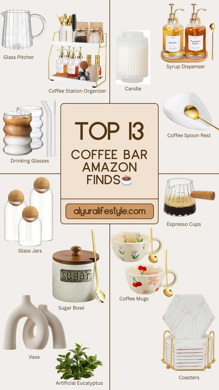 Cozy Coffee Bar Must-Haves — Amazon Edition  ☕