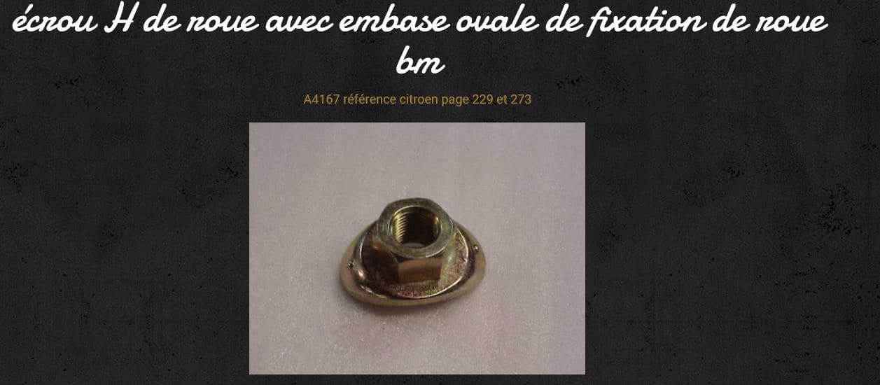 Ecrou BM