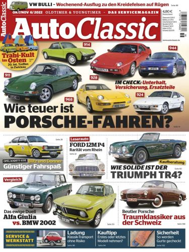 Cover: Auto Classic Magazin No 06 Oktober-November 2022