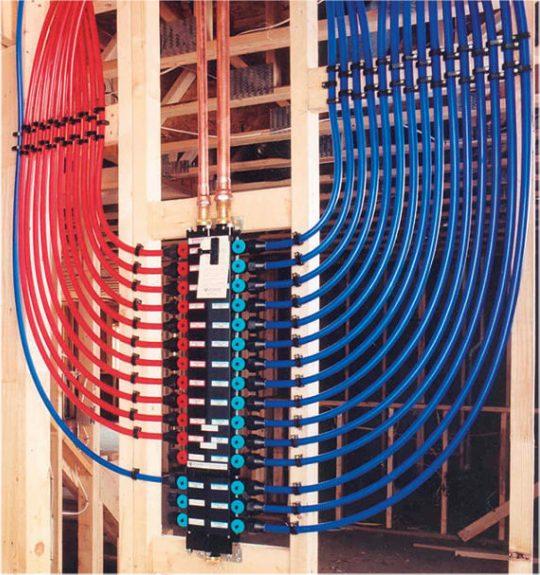 3/4 In. X 1/2 In. Push-to-Connect Copper 4-Port Open Manifold Fitting