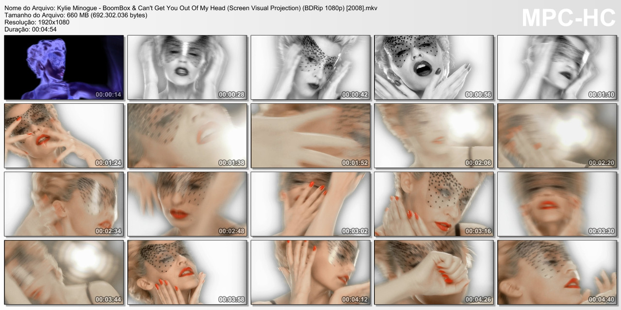 Kylie Minogue - BoomBox & Can't Get You Out Of My Head (Screen Visual Projection) (BDRip 1080p) [200