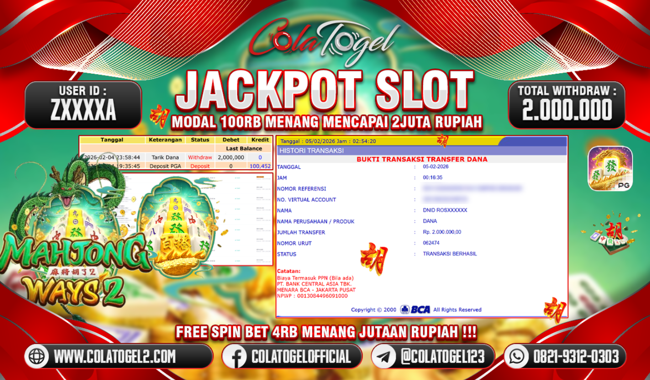 JACKPOT SLOT GACORR!!