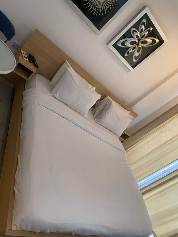 The Gallery studio apartment bathroom Accra luxury condo