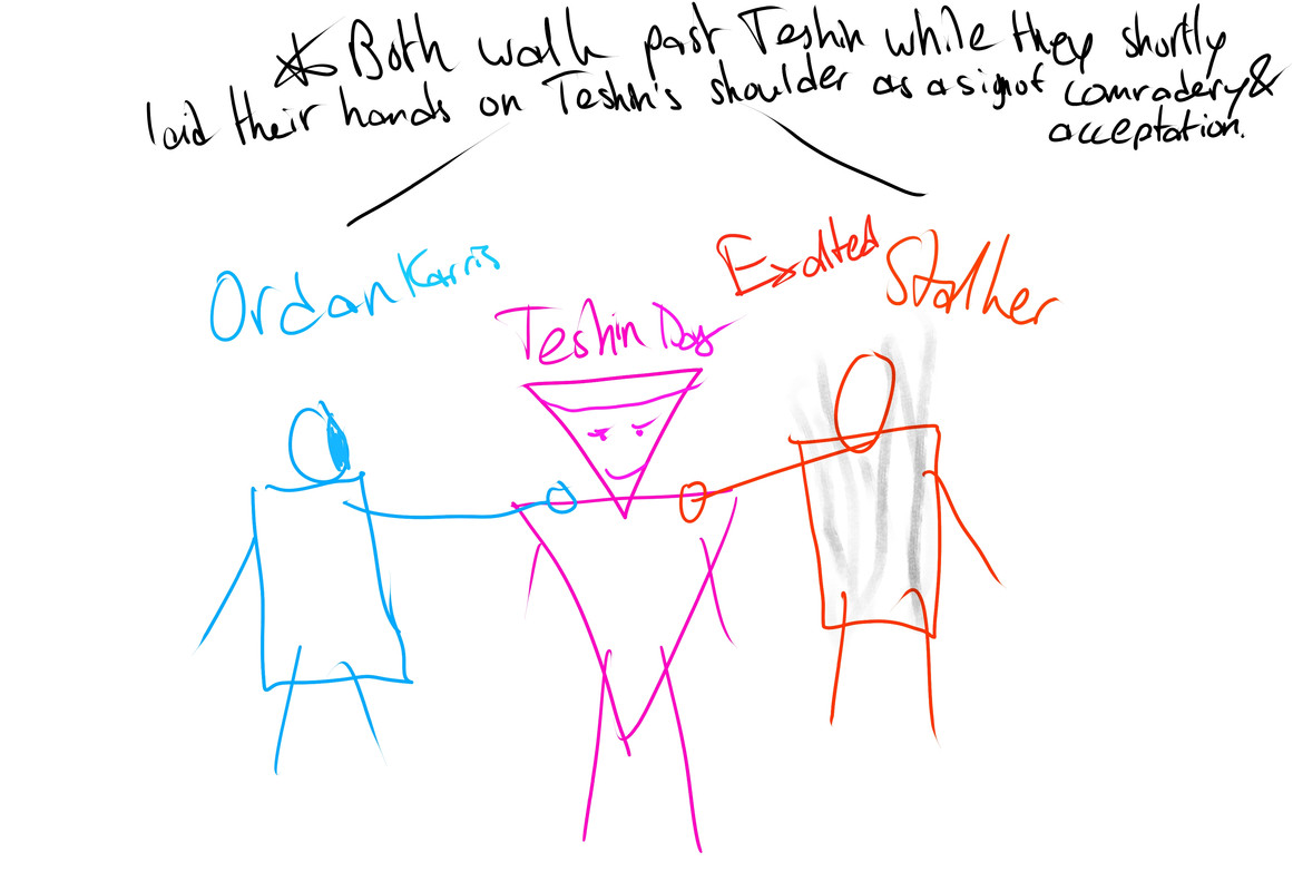 Stalker, Ordan bonding Teshin