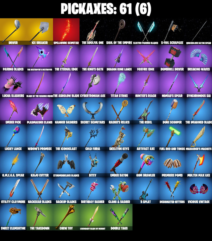 pickaxes comp
