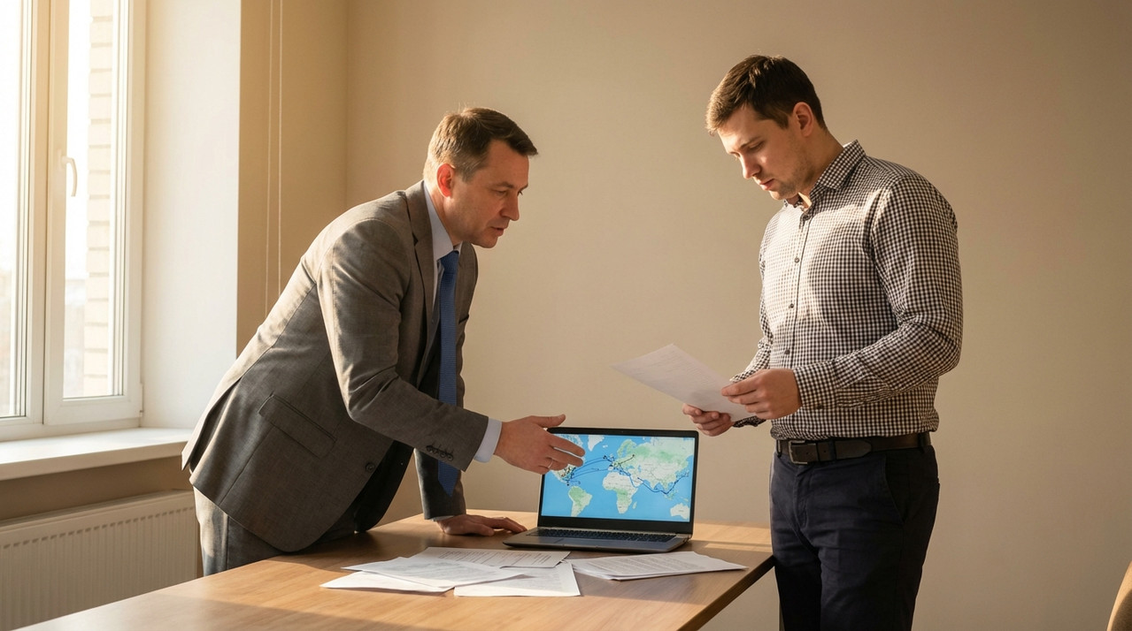 Консультация с представителем карго-посредника в российском офисе