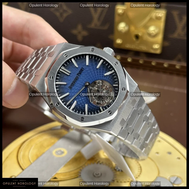 Audemars Piguet Royal Oak Flying Tourbillon 26530ST Smoky Blue Dial 41mm