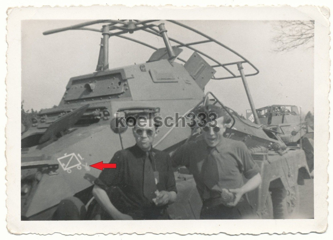 Panzerspähwagen Kennung 18. Panzer Div. Panzermä