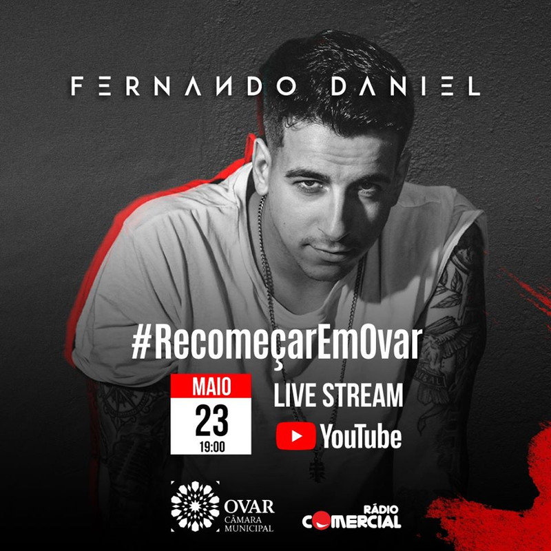 MÚSICA: FERNANDO DANIEL EM CONCERTO A PARTIR DAS 19:00 HORAS