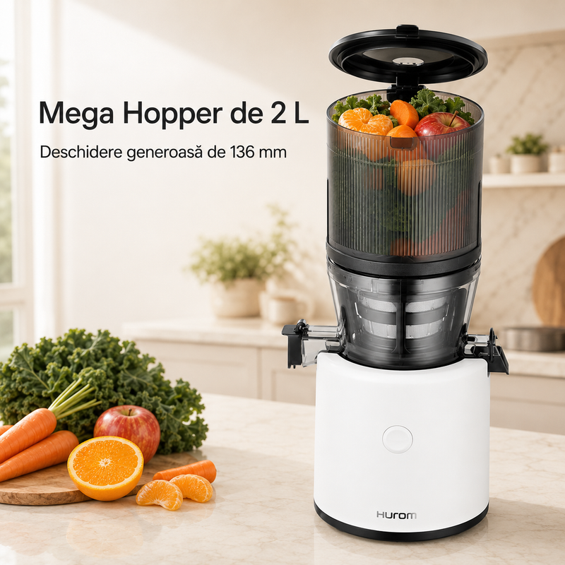 storcator de fructe si legume hurom h320n alb - descriere 1