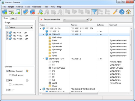 LizardSystems Network Scanner 21.07 Multilingual