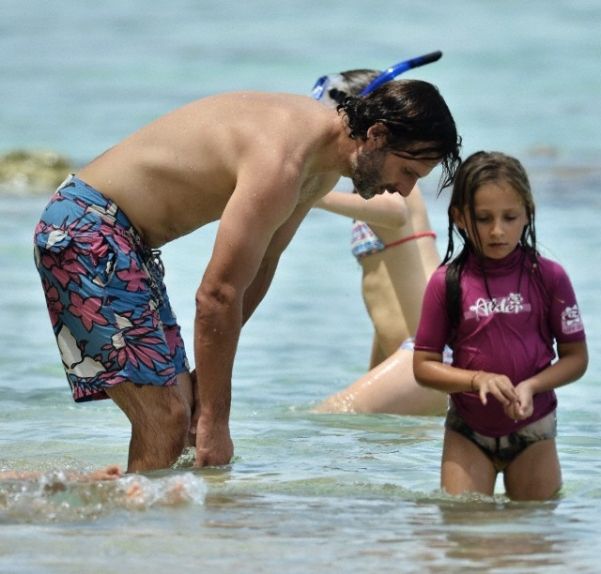 Photo of Andrew Lincoln  & his  Daughter  Matilda Clutterbuck
