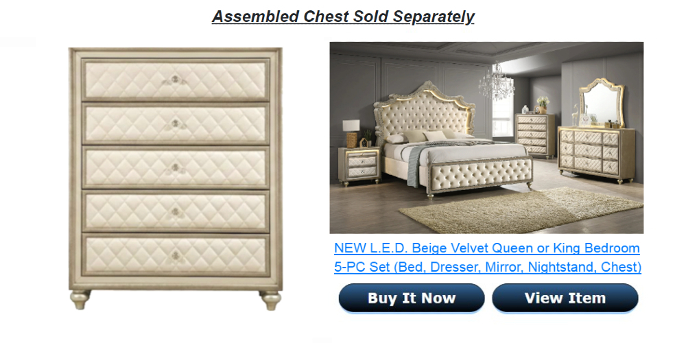 beige dresser and nightstand set Valor Light Brown Youth Bedroom Set main image 1