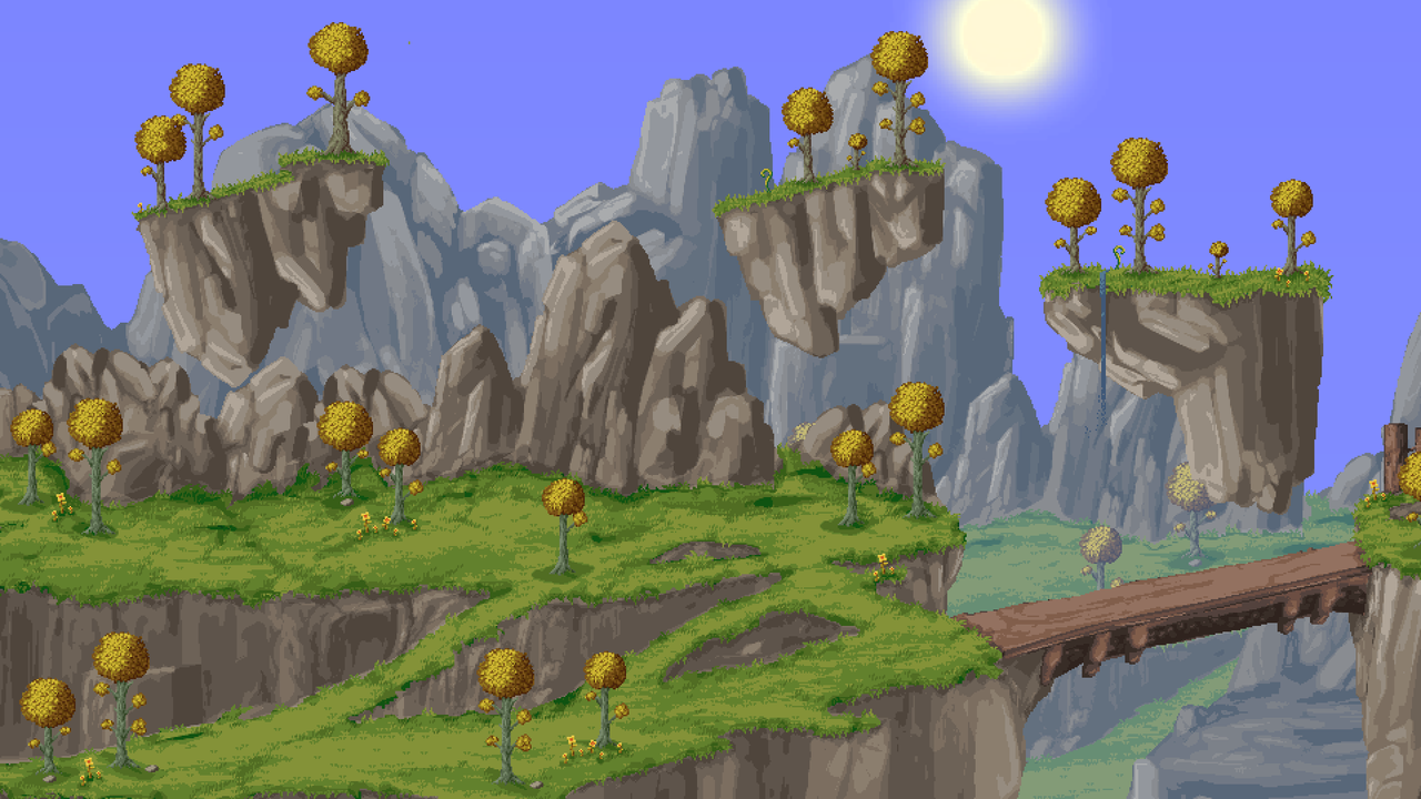 Floating Autumn Islands