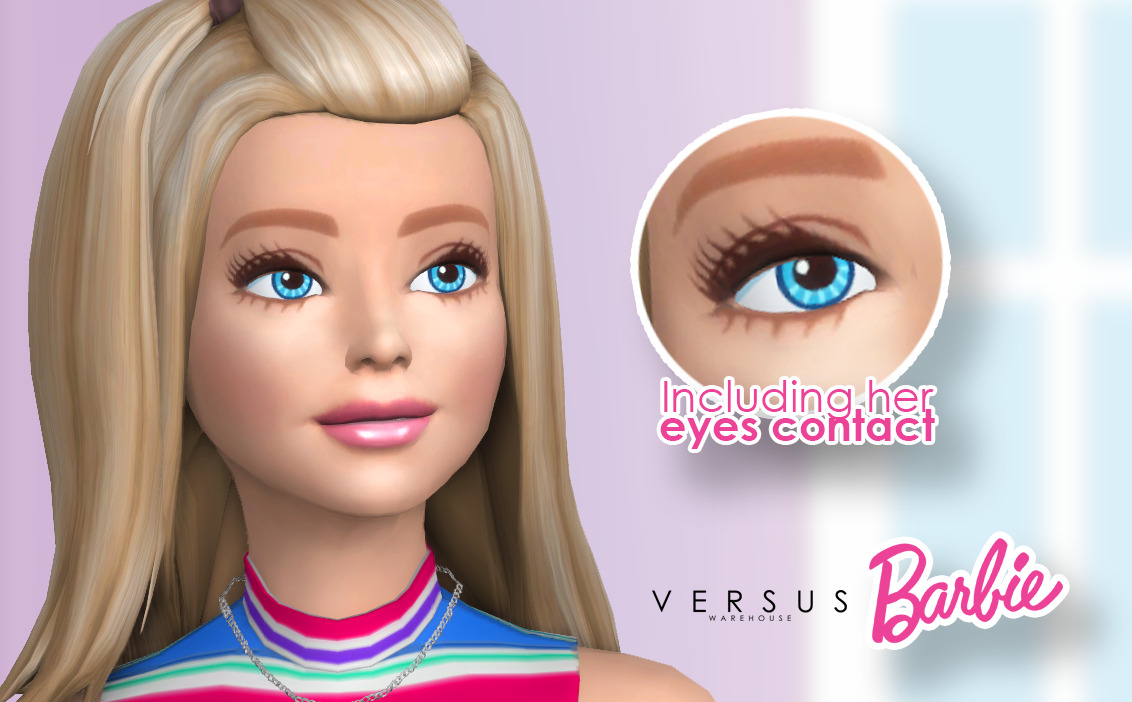 WCIF Barbie skin and eye contact by Versus WareHouse — The Sims Forums